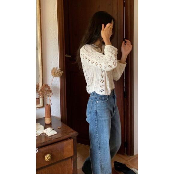 Vintage Crochet Cardigan (M) - Picture 2 of 7